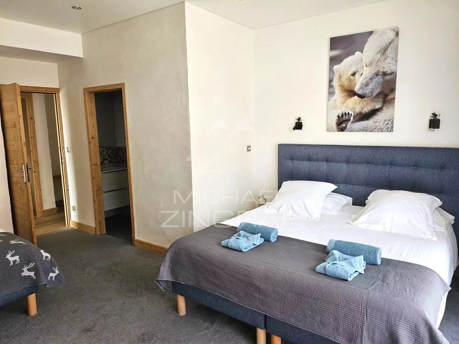 Wohnung Terrasse - 5 Schlafzimmer - In der Nähe von Pisten und ruhig