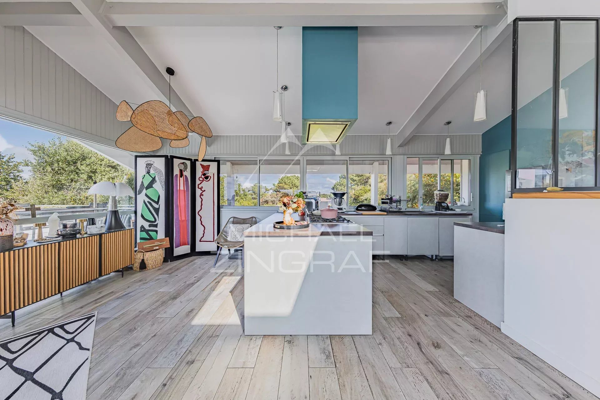 Vue panoramique sur le bassin d’Arcachon