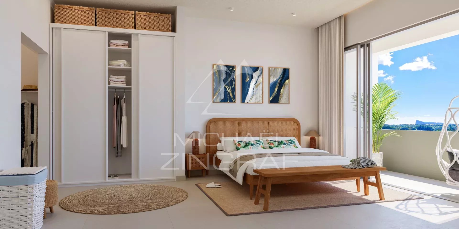 Appartement 3 chambres au centre de Grand Baie