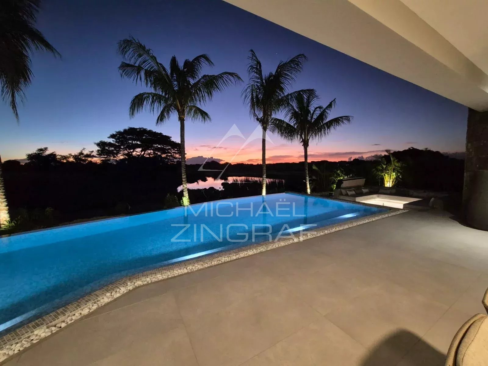 Contemporary Villa with Pool at Mon Choisy Golf