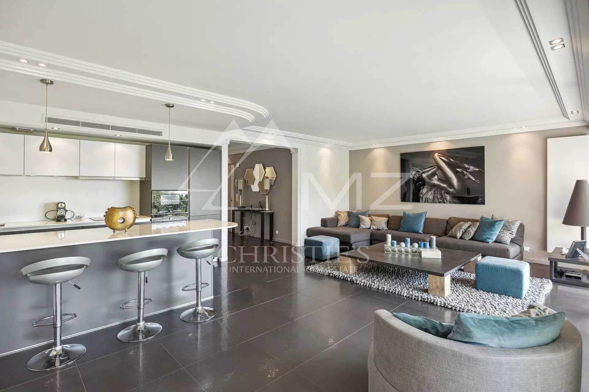 Superb contemporary 3-room apartment in perfect condition