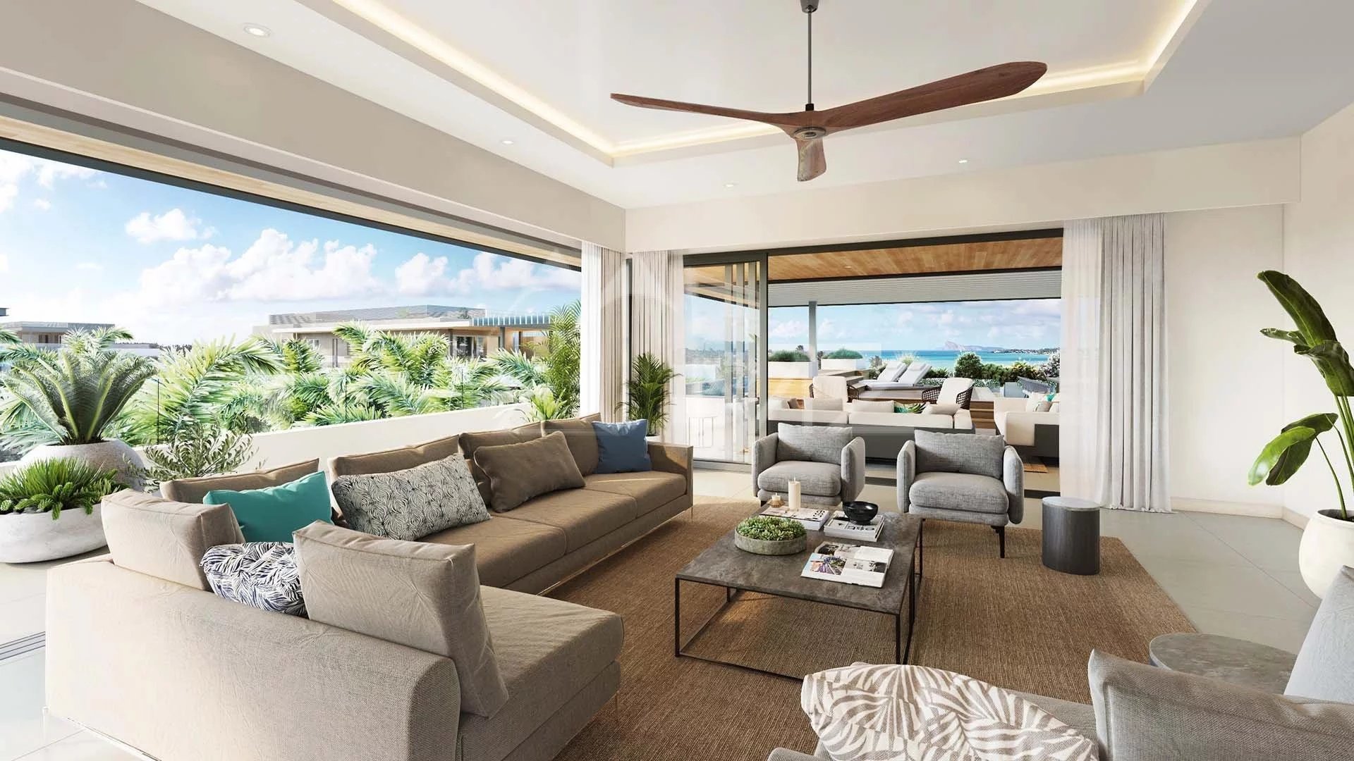 Mauritius - Mont Choisy - 4 bedrooms penthouse with panoramic views