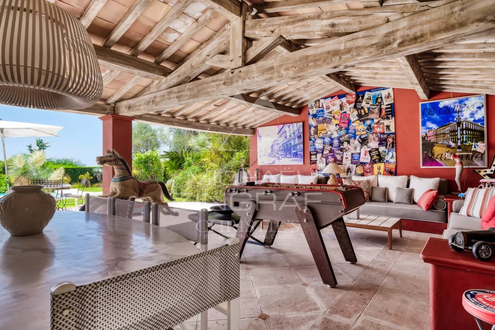 Mougins – Exklusivangebot – Anwesen im provenzalischen Stil mit Panoramablick auf das Dorf und das Meer