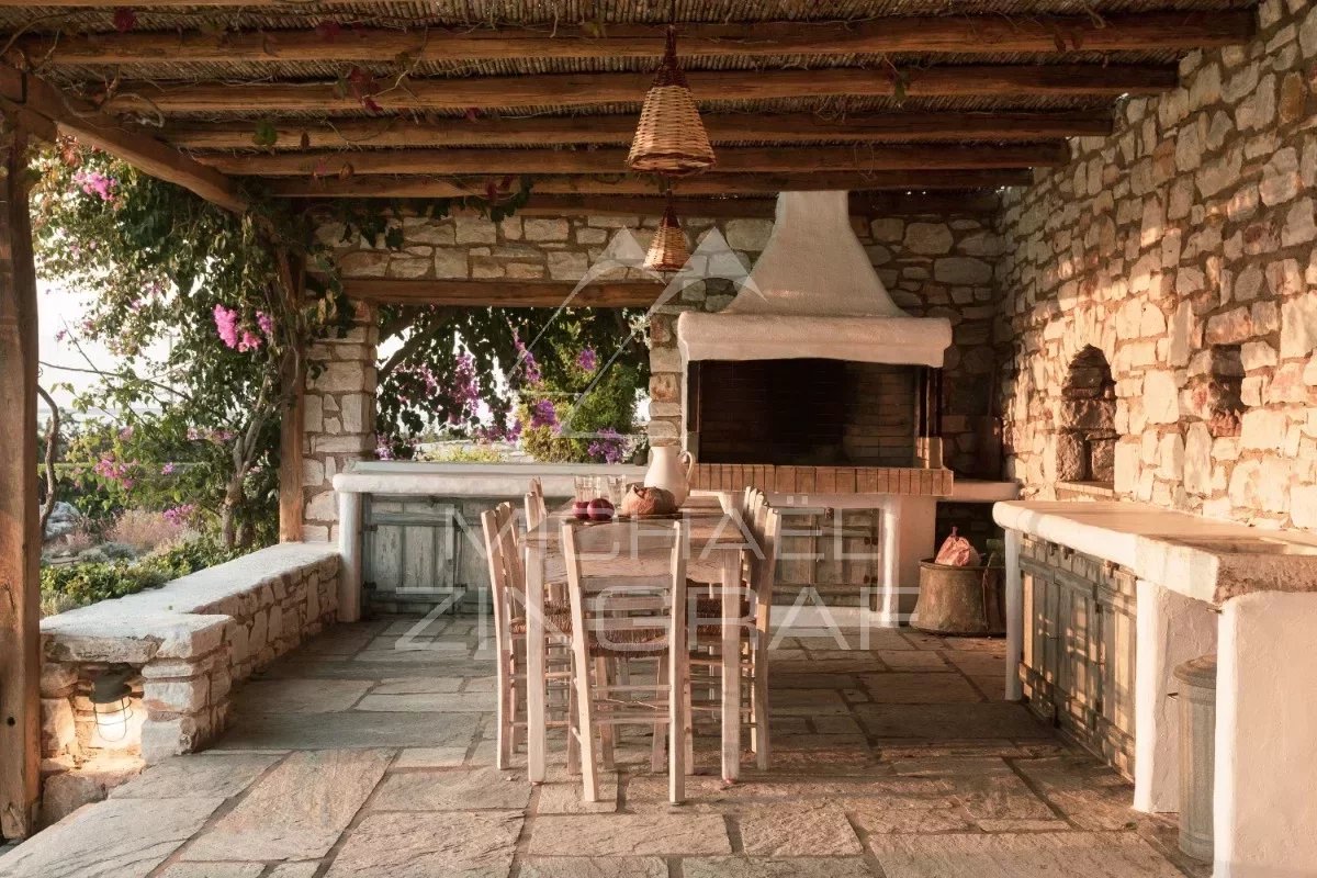Erstaunliche Villa in Voutakos mit Blick über Antiparos