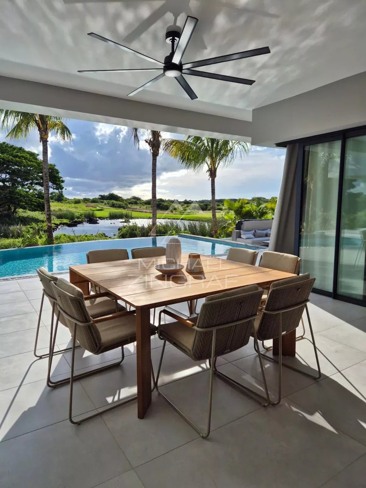 Contemporary Villa with Pool at Mon Choisy Golf