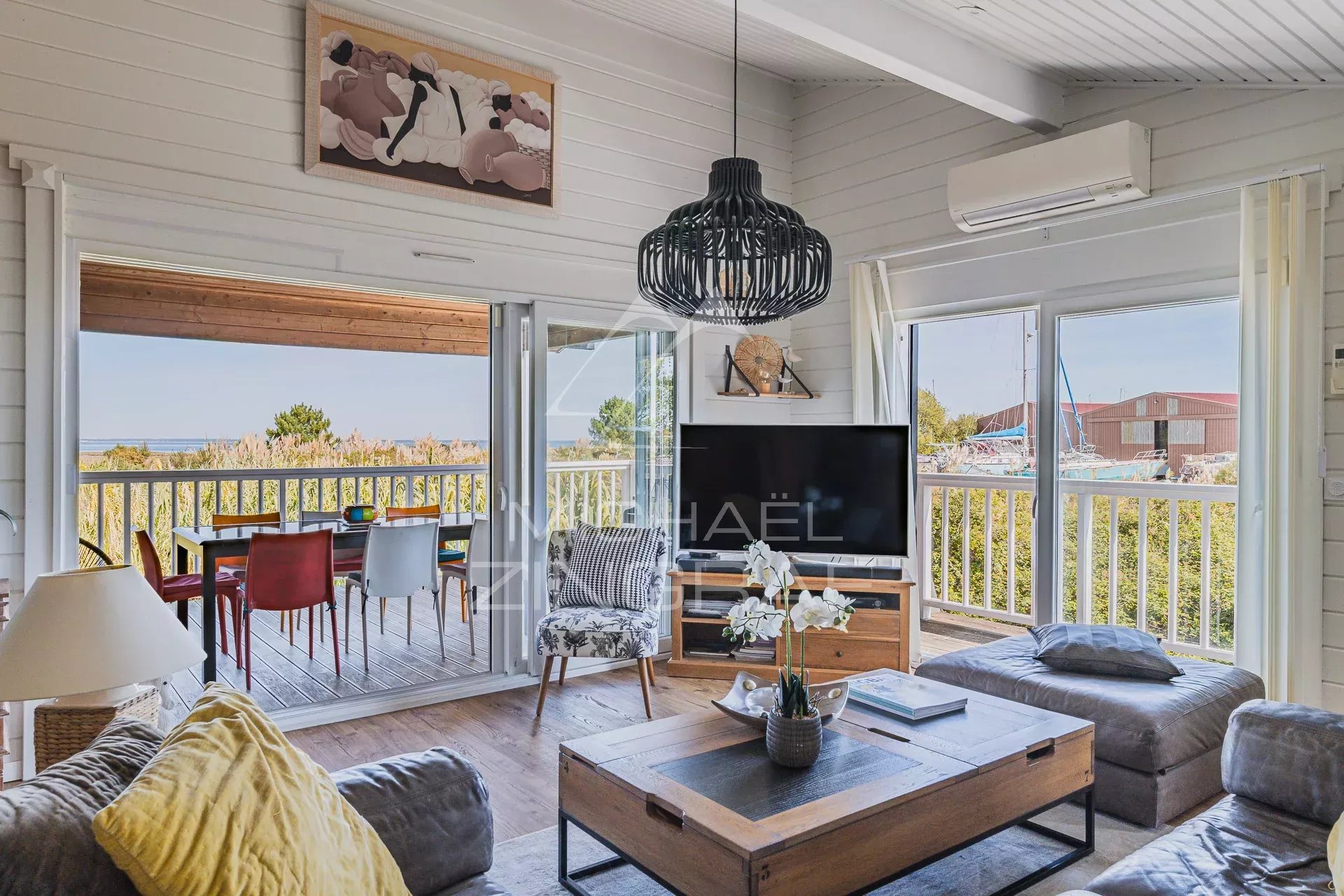 Belle maison proche La Hume avec vue mer