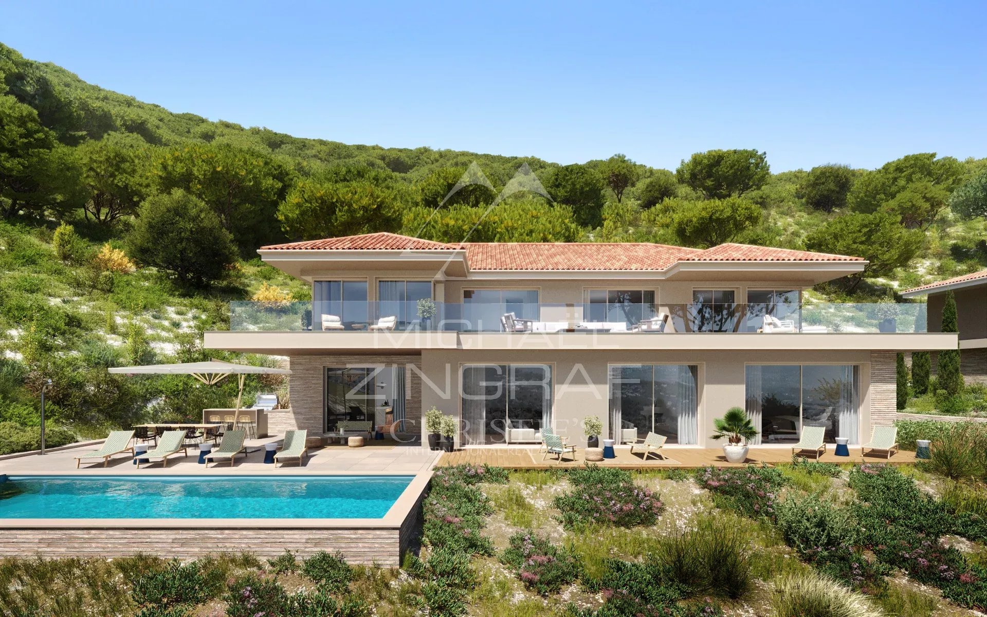 Villa "Les Salins" avec Vue Mer panoramique sur le Golfe de Saint-Tropez