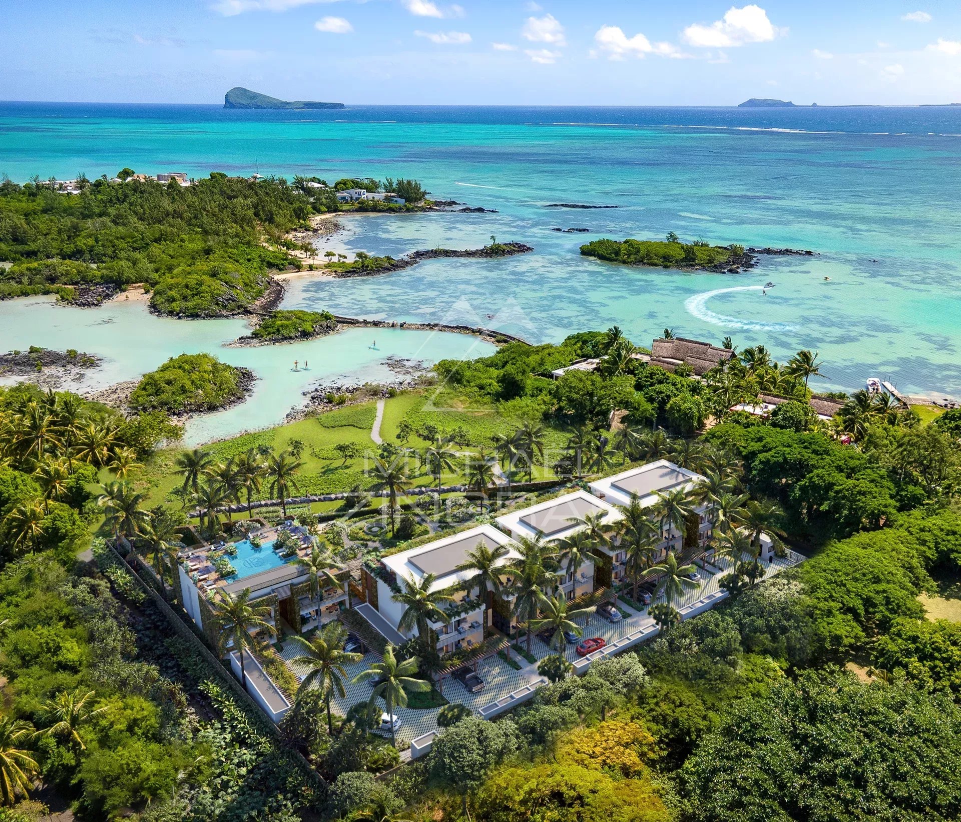 Penthouse exceptionnel - vue spectaculaire sur le lagon - 4 chambres