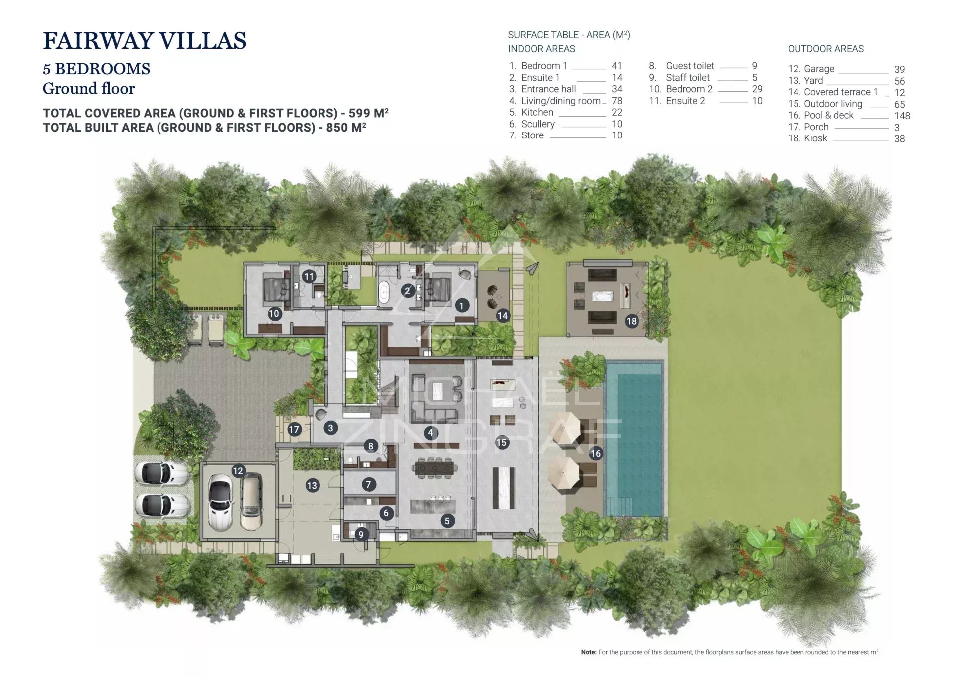 Außergewöhnliche Gelegenheit – Fairway Villa mit 5 En-Suite Schlafzimmern im Mont Choisy Golf Estate