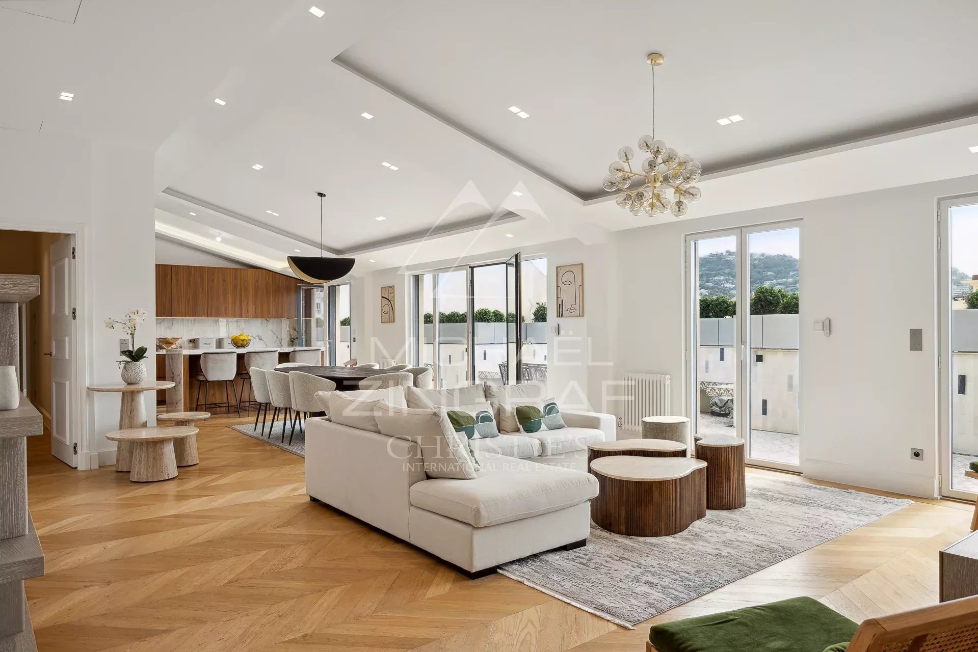 Cannes nahe Croisette - Penthouse mit 4 Schlafzimmern