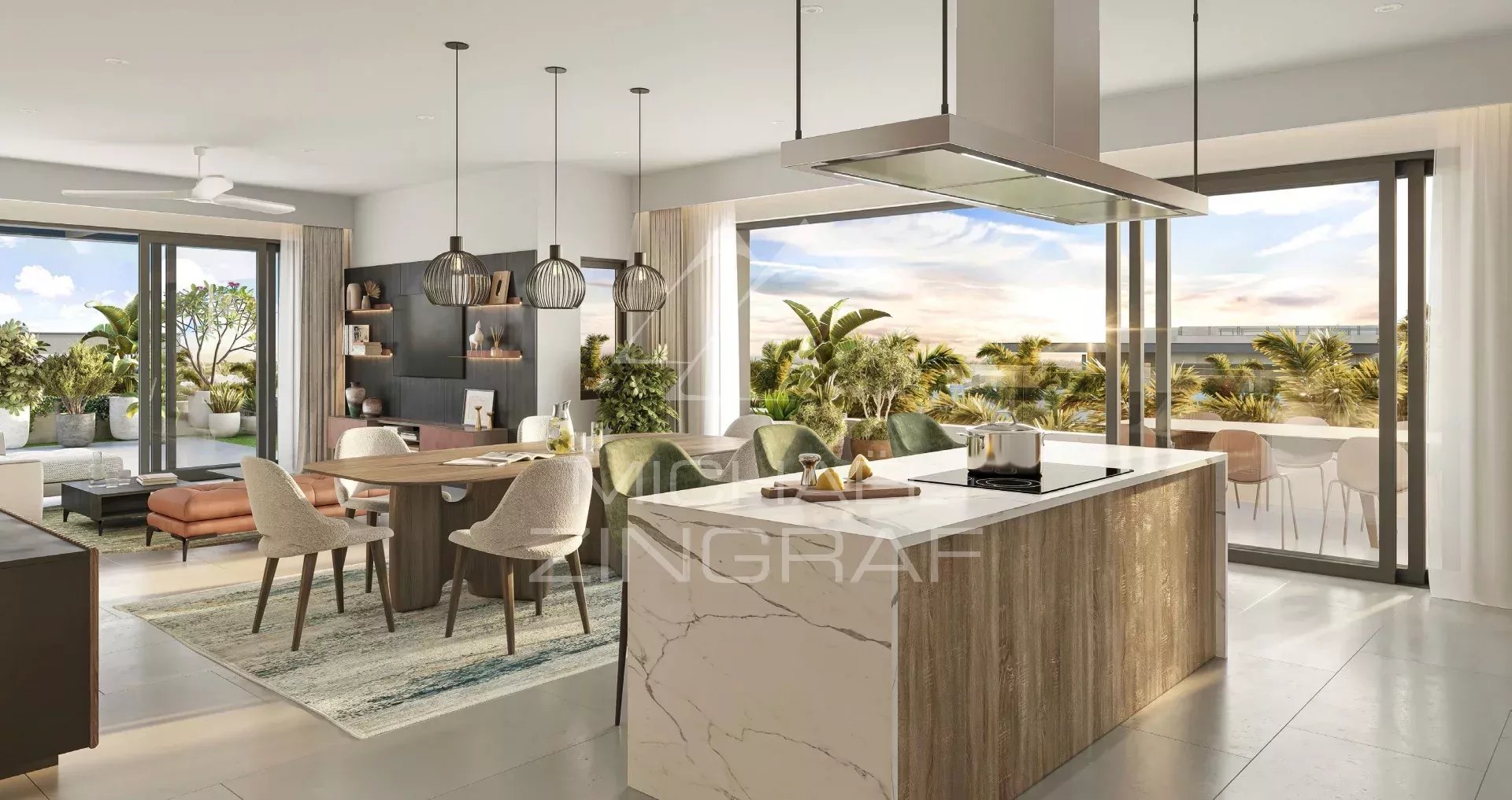 3-Schlafzimmer-Penthouse im Herzen eines Golfanwesens