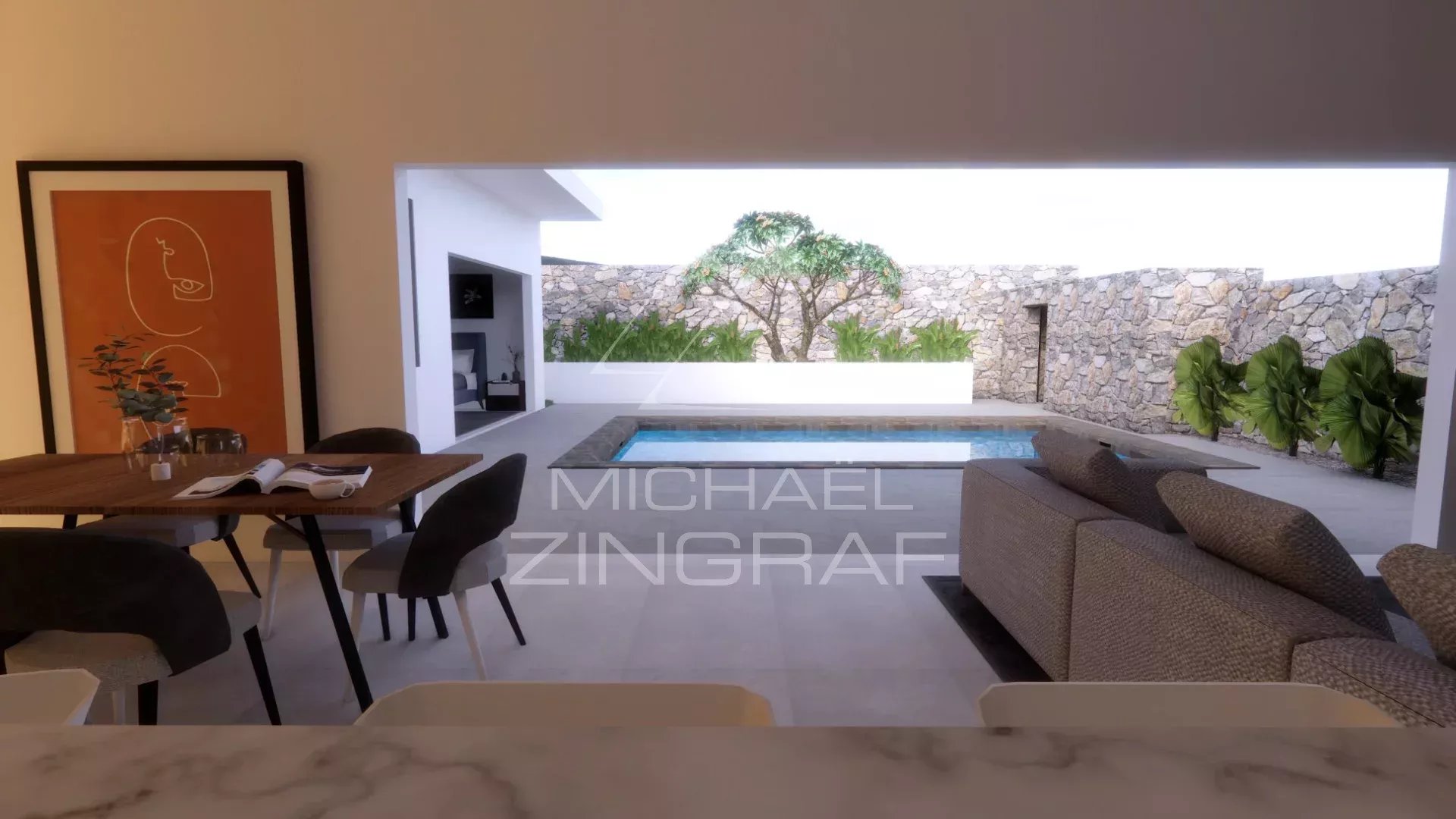 Villa 3 chambres situé à Grand Baie