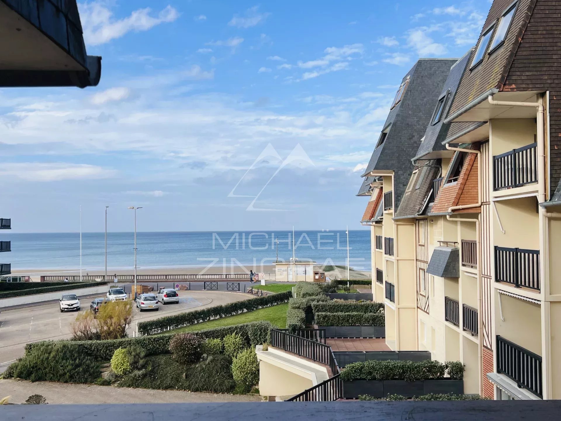 black chair and white table