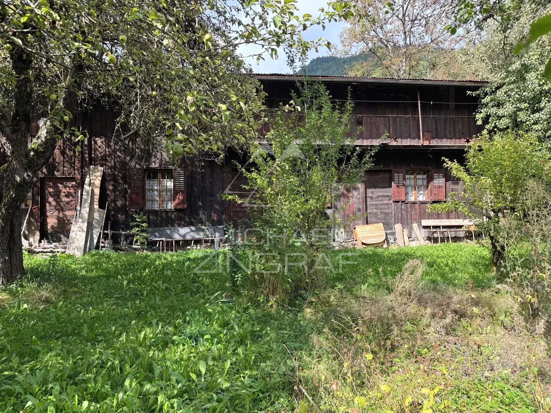 Petite ferme ancienne à rénover au coeur du village de Praz-Sur-Arly