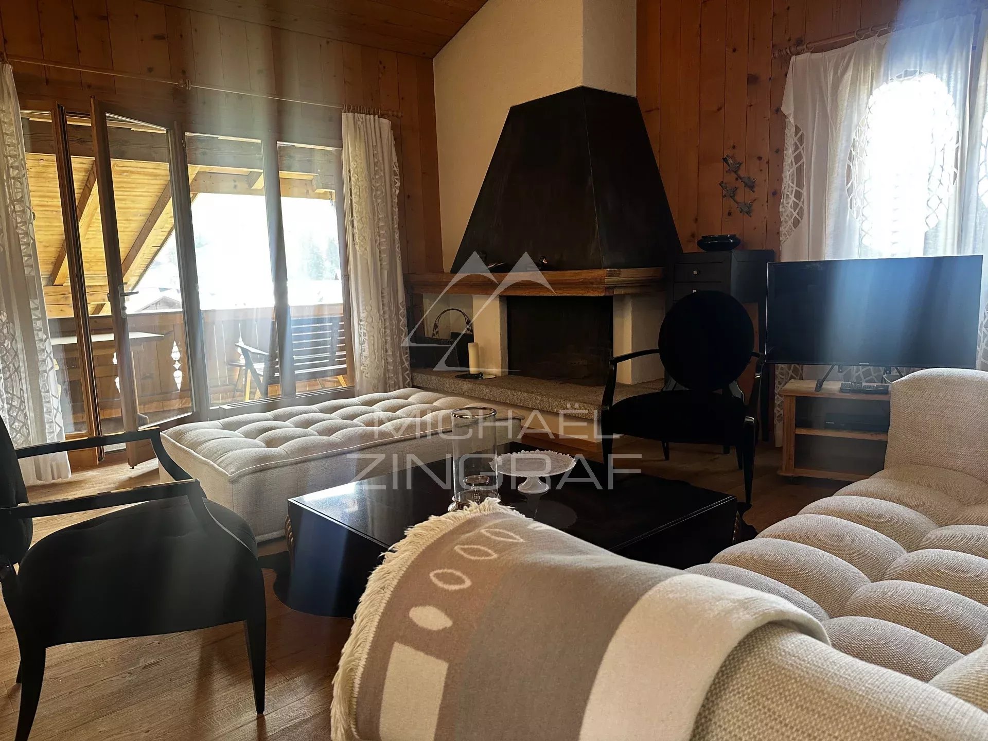 Gemütliche Wohnung zur Miete im Zentrum von Gstaad