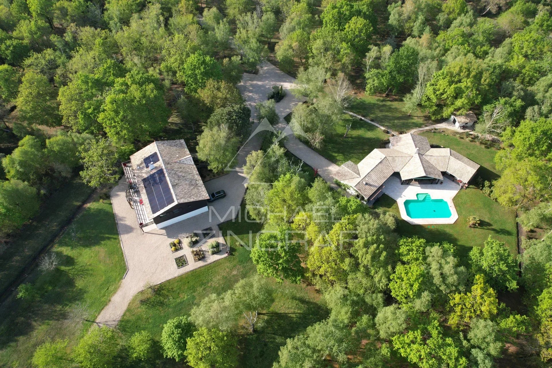 Propriété d'exception au cœur de 7 hectares de nature préservée