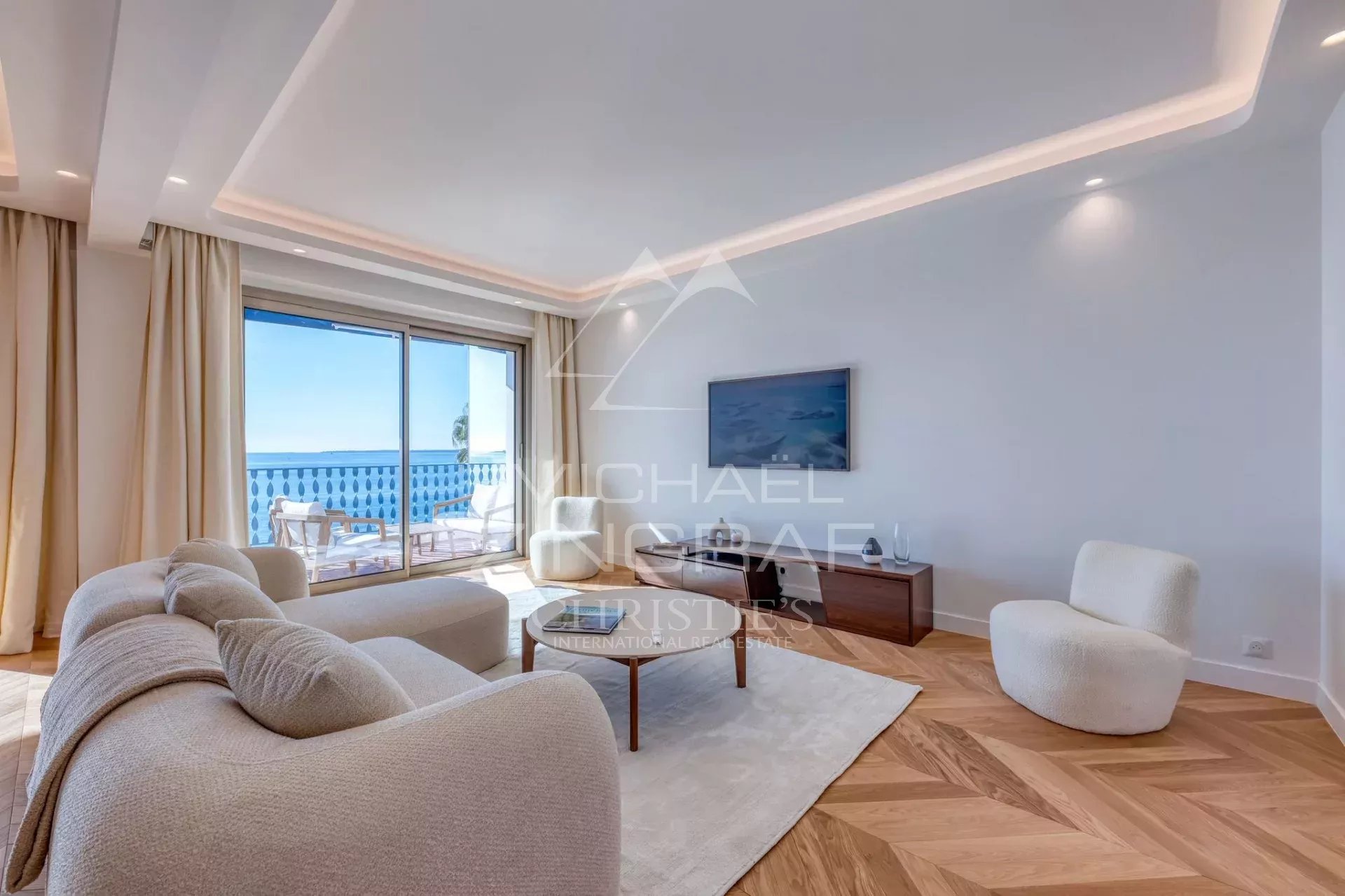 Appartement traversant avec vue mer panoramique