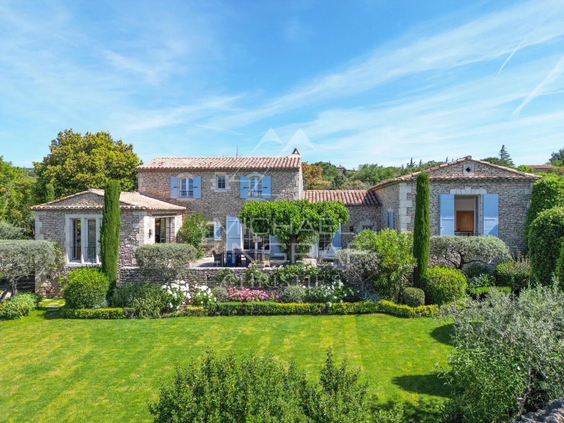 black chair and white table