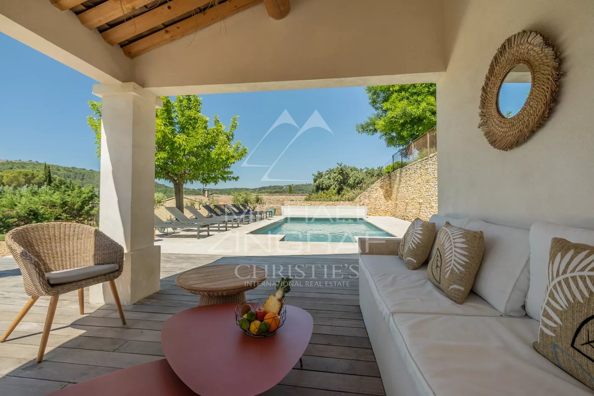 Gordes - Charmante maison provençale avec piscine et vue
