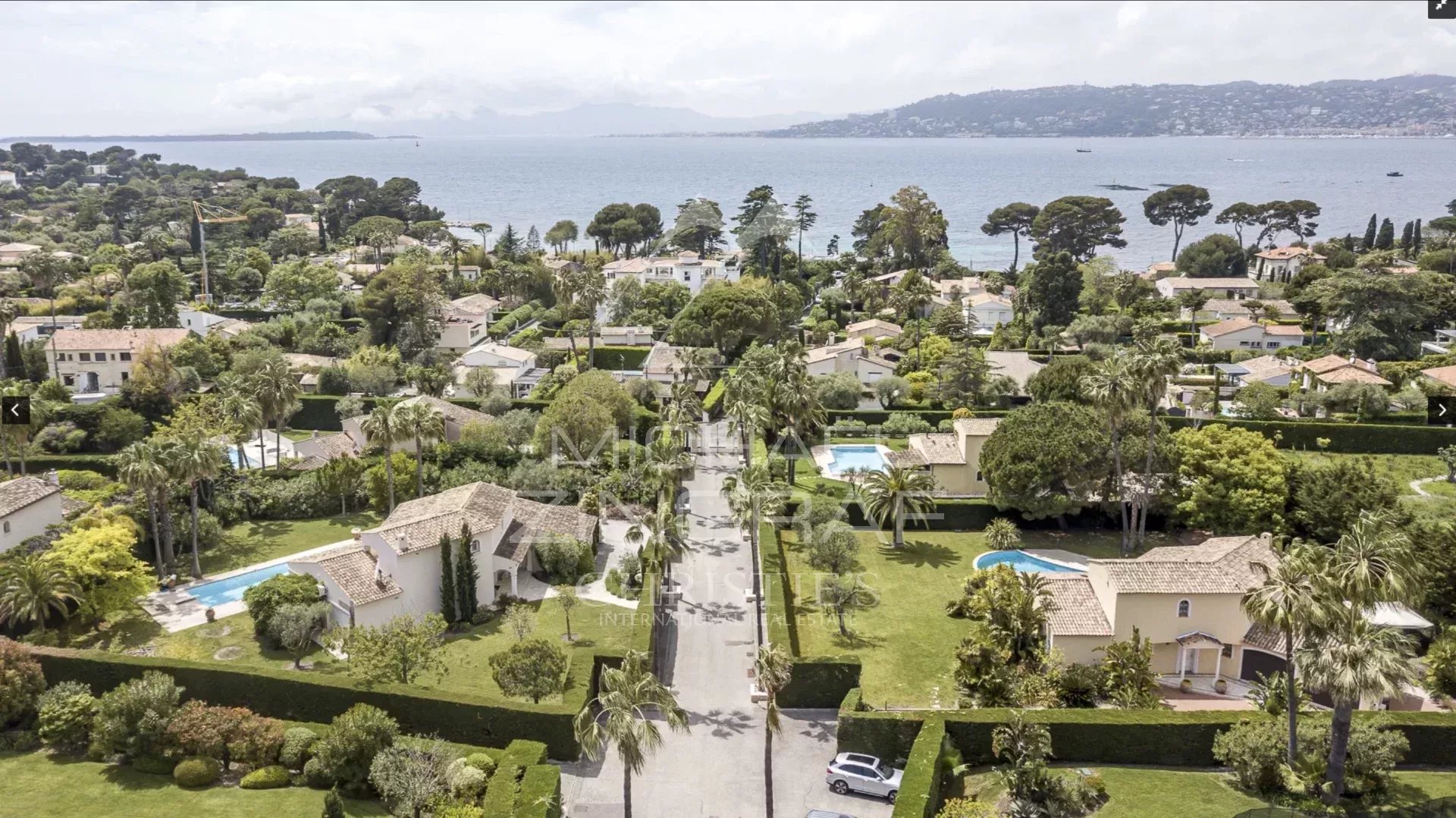 Cap d'Antibes - Villa vue mer à pied des plages versant ouest