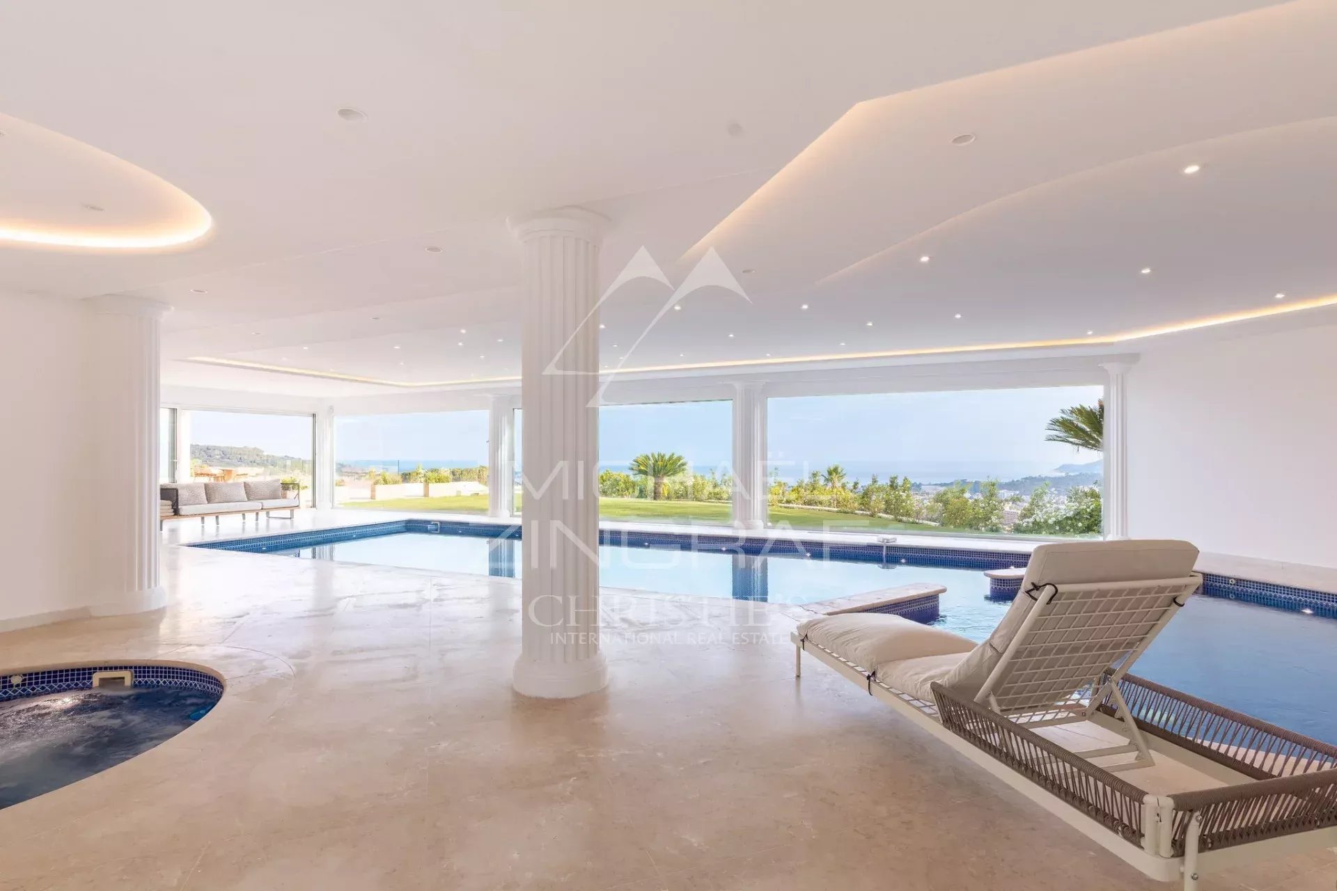 At the Gates of Cannes — Panoramic Sea View Villa — 11 Suites