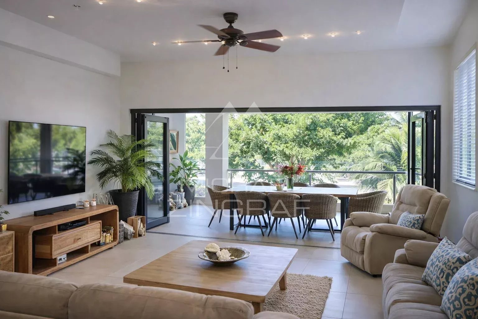 Penthouse d’exception de 4 chambres avec vue mer à Tamarin