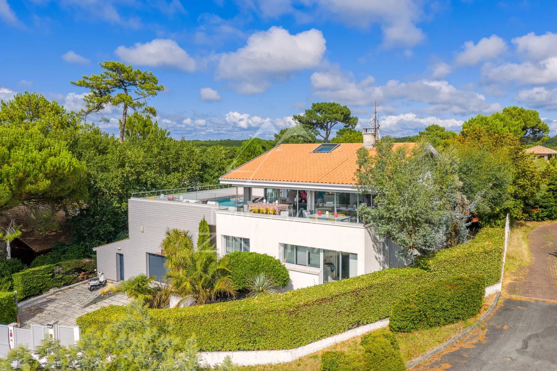Vue panoramique sur le bassin d’Arcachon