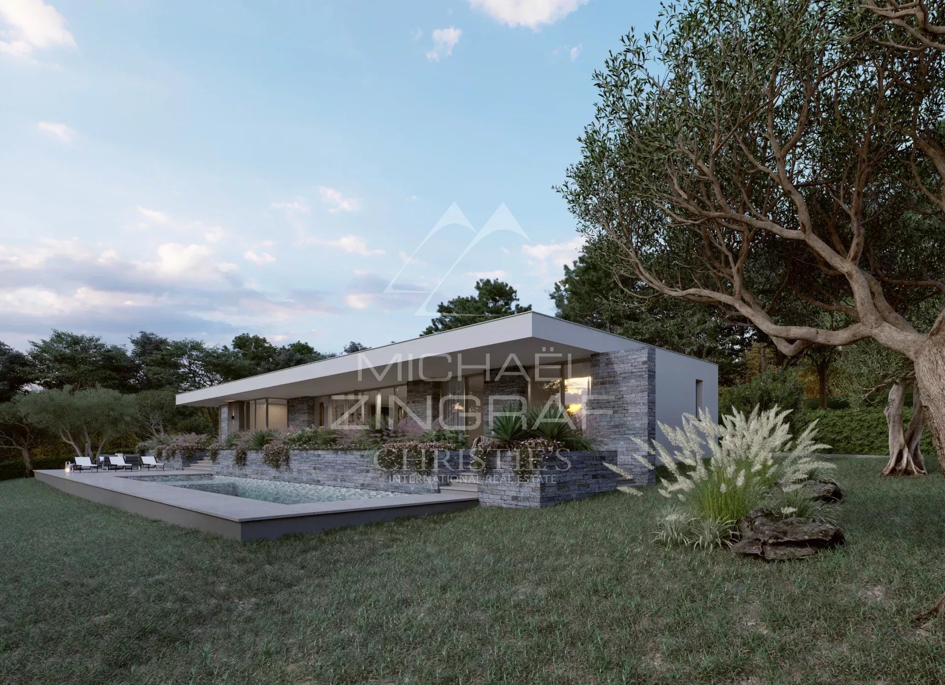 Proche Saint-Paul-de-Vence – Terrain constructible avec vue panoramique