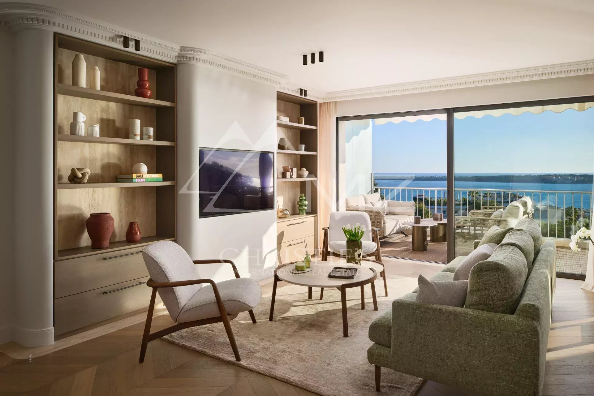 EXCLUSIVITE: Superbe appartement contemporain à la vue mer époustouflante