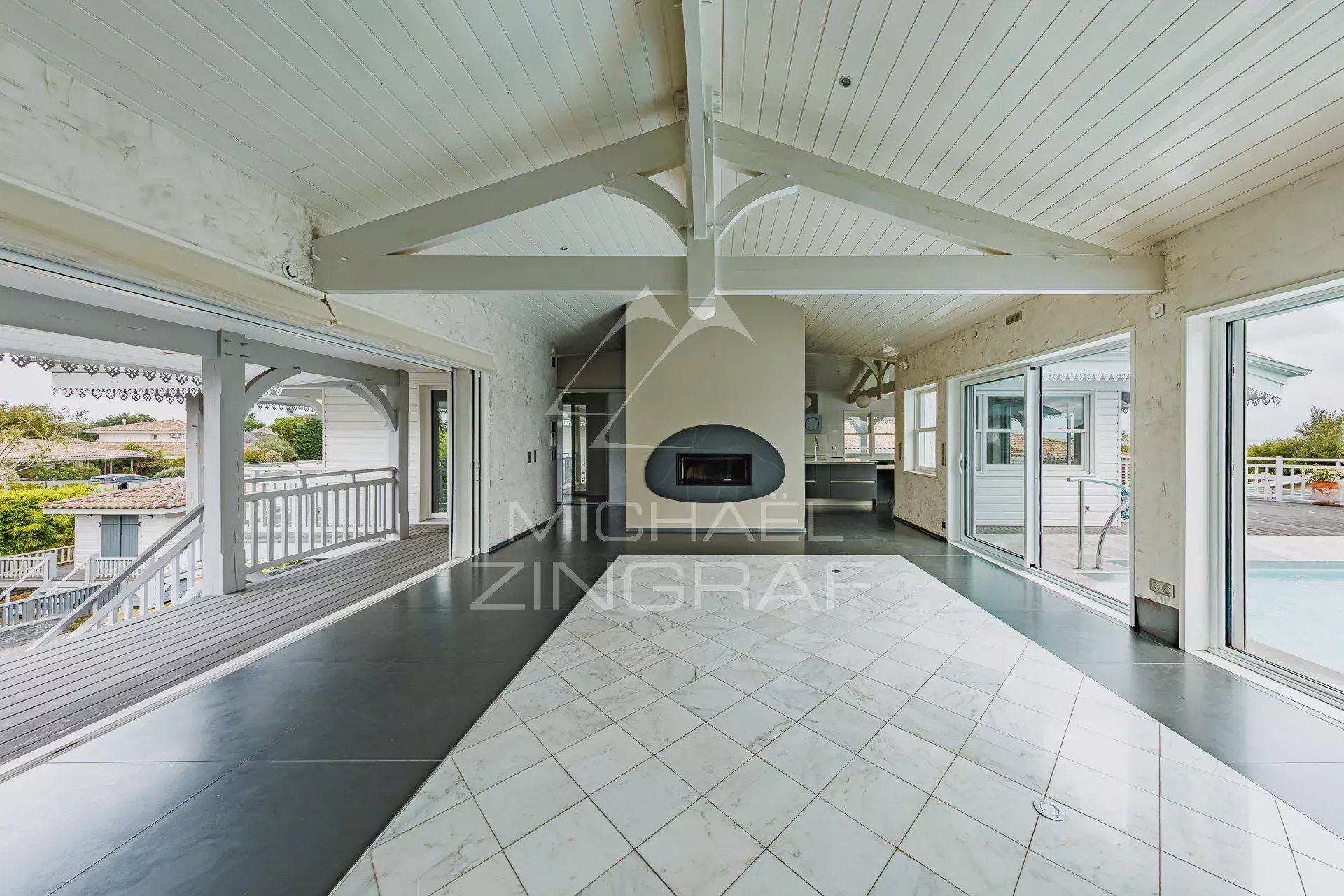 Grande maison au calme avec belle vue mer