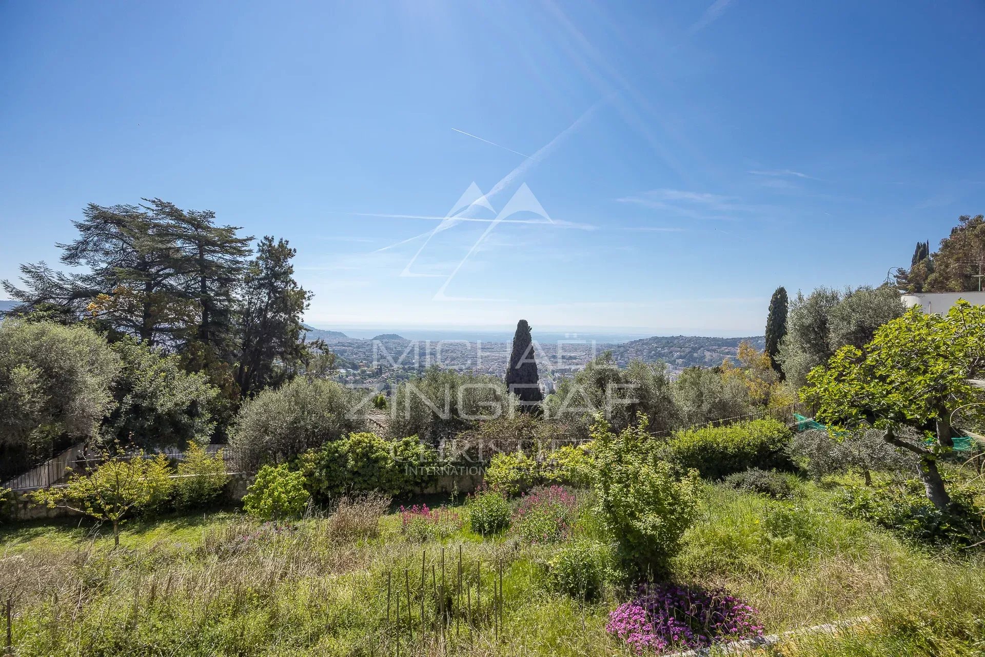 Nice – Haut Gairaut – Charming country house with exceptional land and sea views