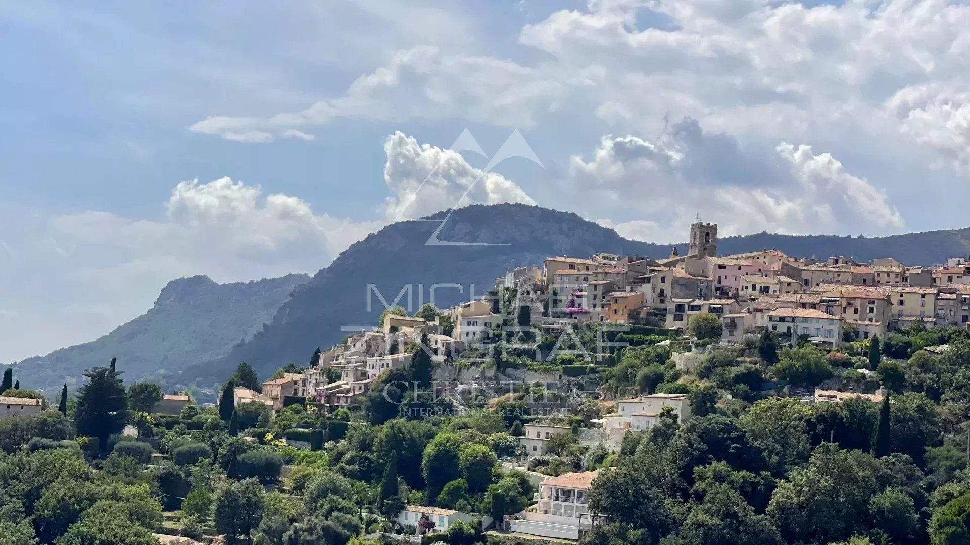 Proche Saint-Paul-de-Vence - Charmante maison de village avec vue mer panoramique