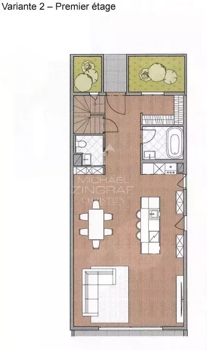 Cap d’Ail - Penthouse vue mer à pied du centre