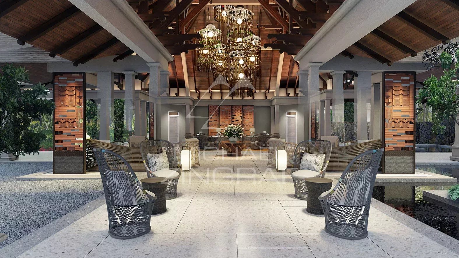 Penthouse in the heart of a prestigious 5-star resort.