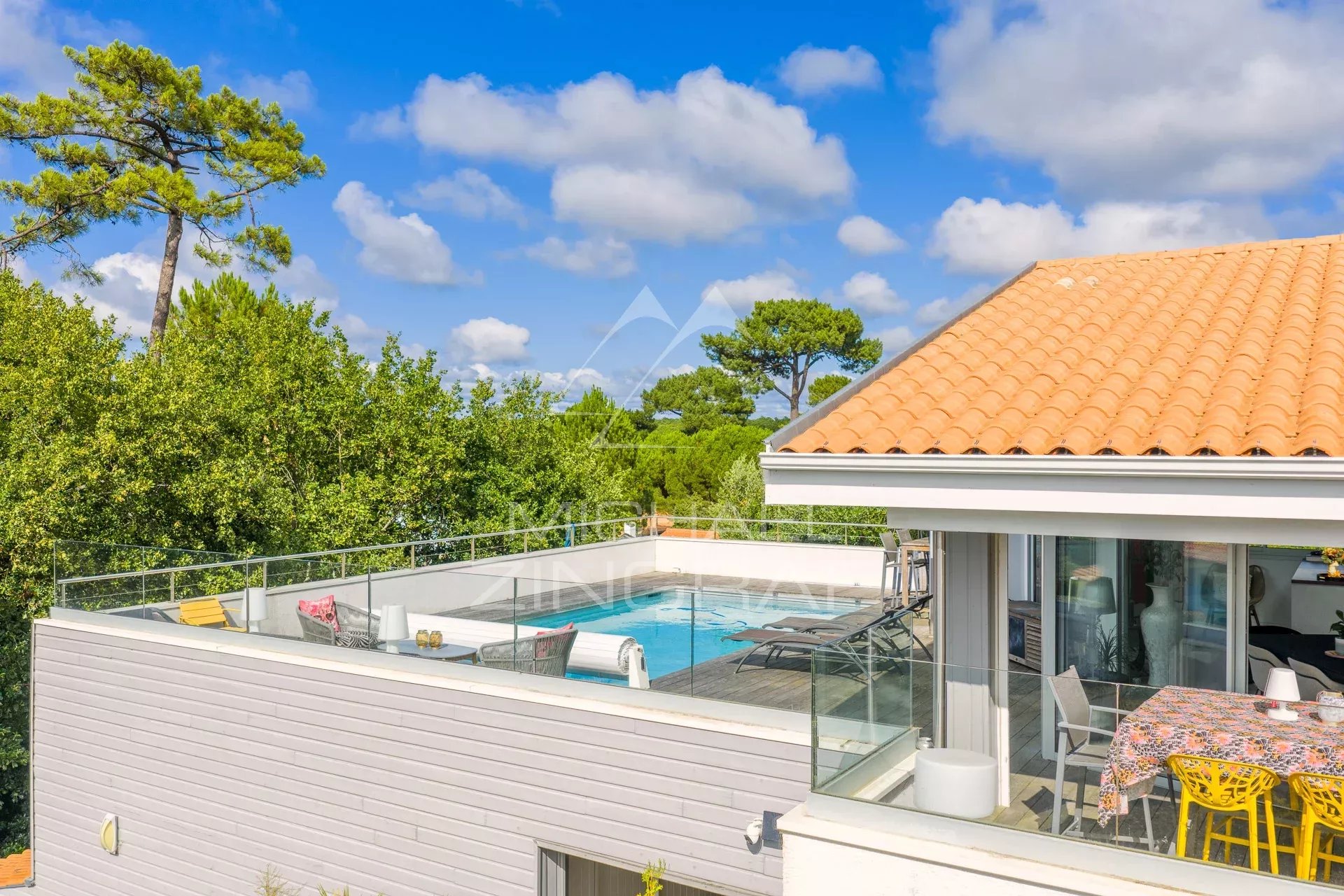 Vue panoramique sur le bassin d’Arcachon