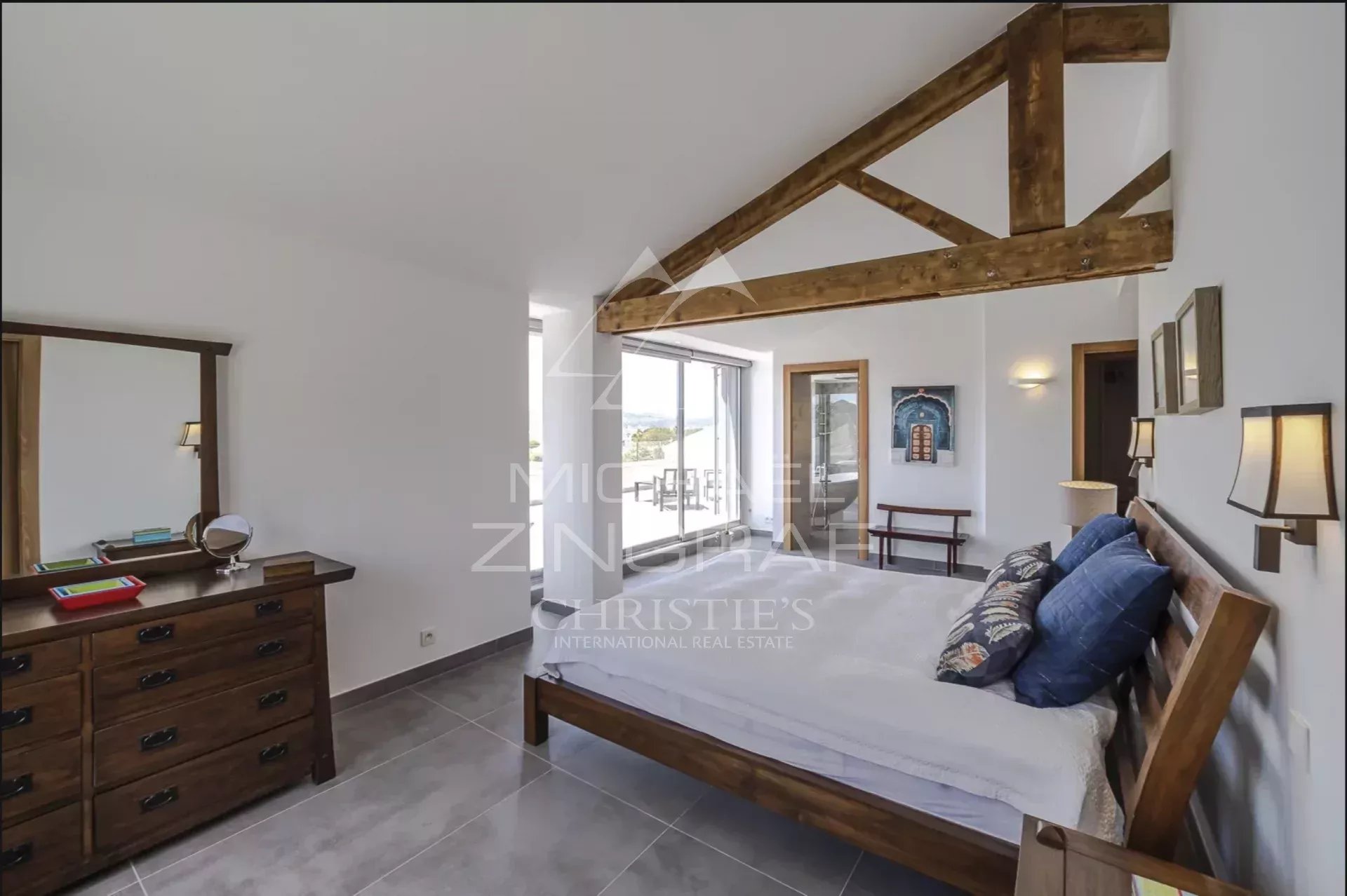 Cap d'Antibes - Villa vue mer à pied des plages versant ouest