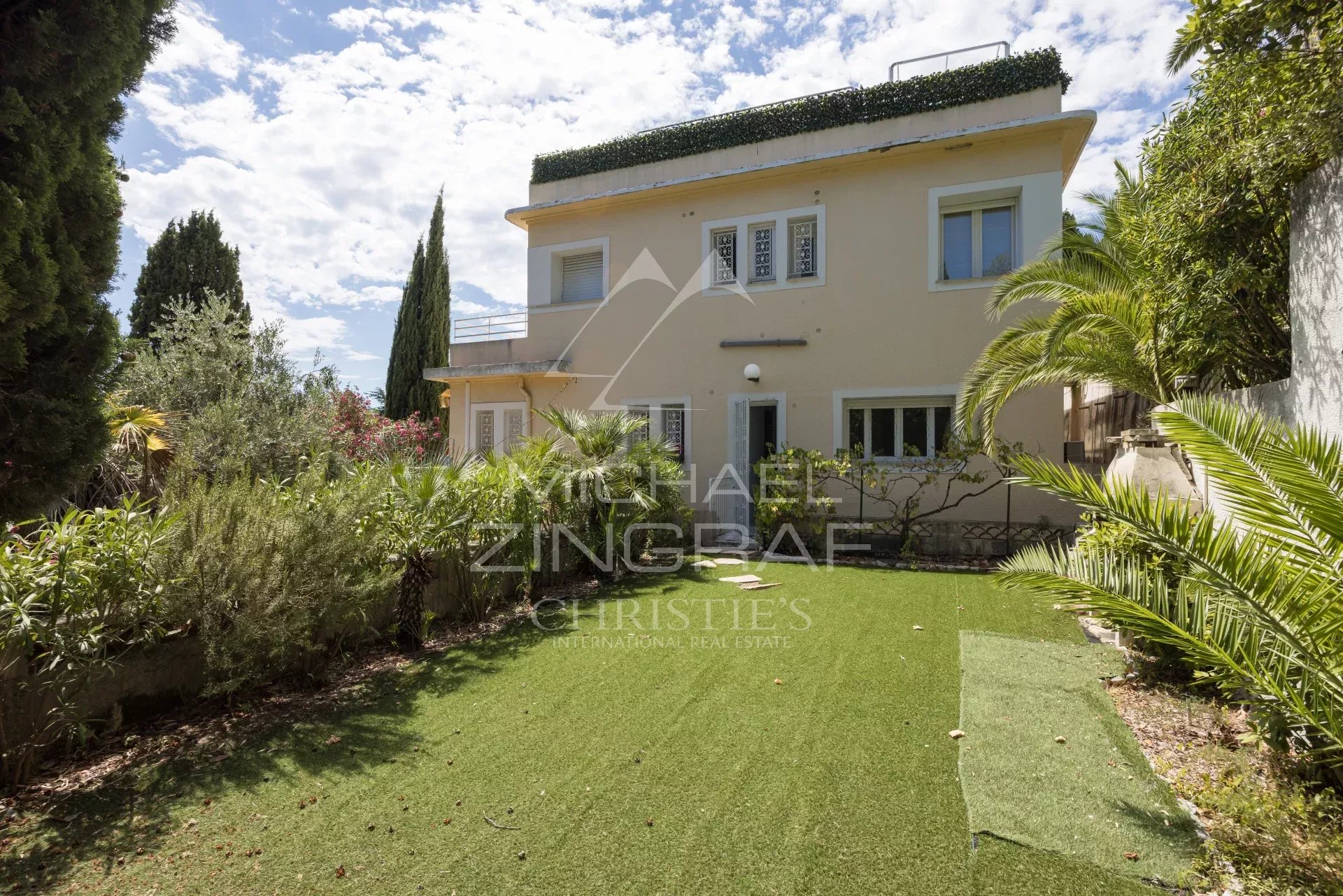 Cannes - Beautiful, quiet apartment with terrace, garden and sea view