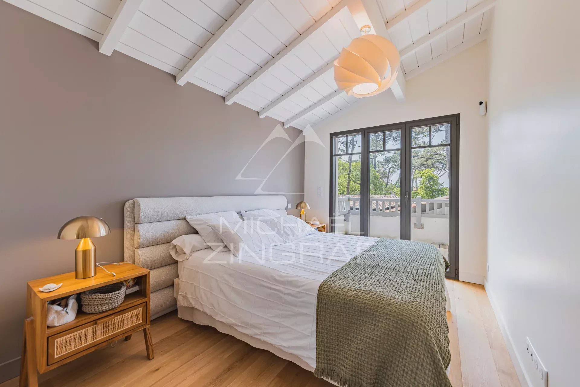 Pyla sur mer - villa avec piscine et vue sur le Bassin