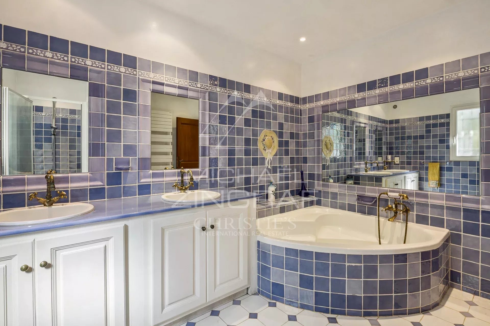 Villa with swimming pool, fruit and olive trees, and unobstructed views.