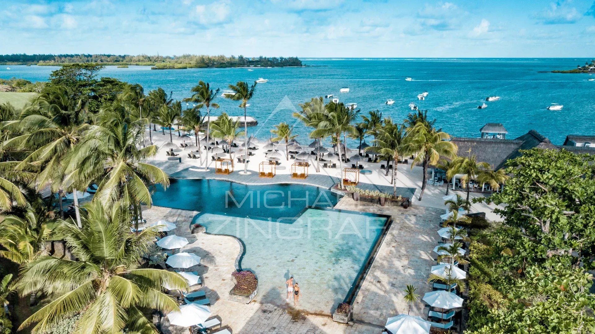 Mauritius – Villa mit 4 Schlafzimmern in einer Golfresidenz mit Privatstrand