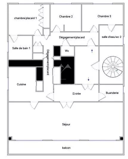 A VENDRE VIAGER SANS RENTE - 3 Chambres - Parfait état - Clair
