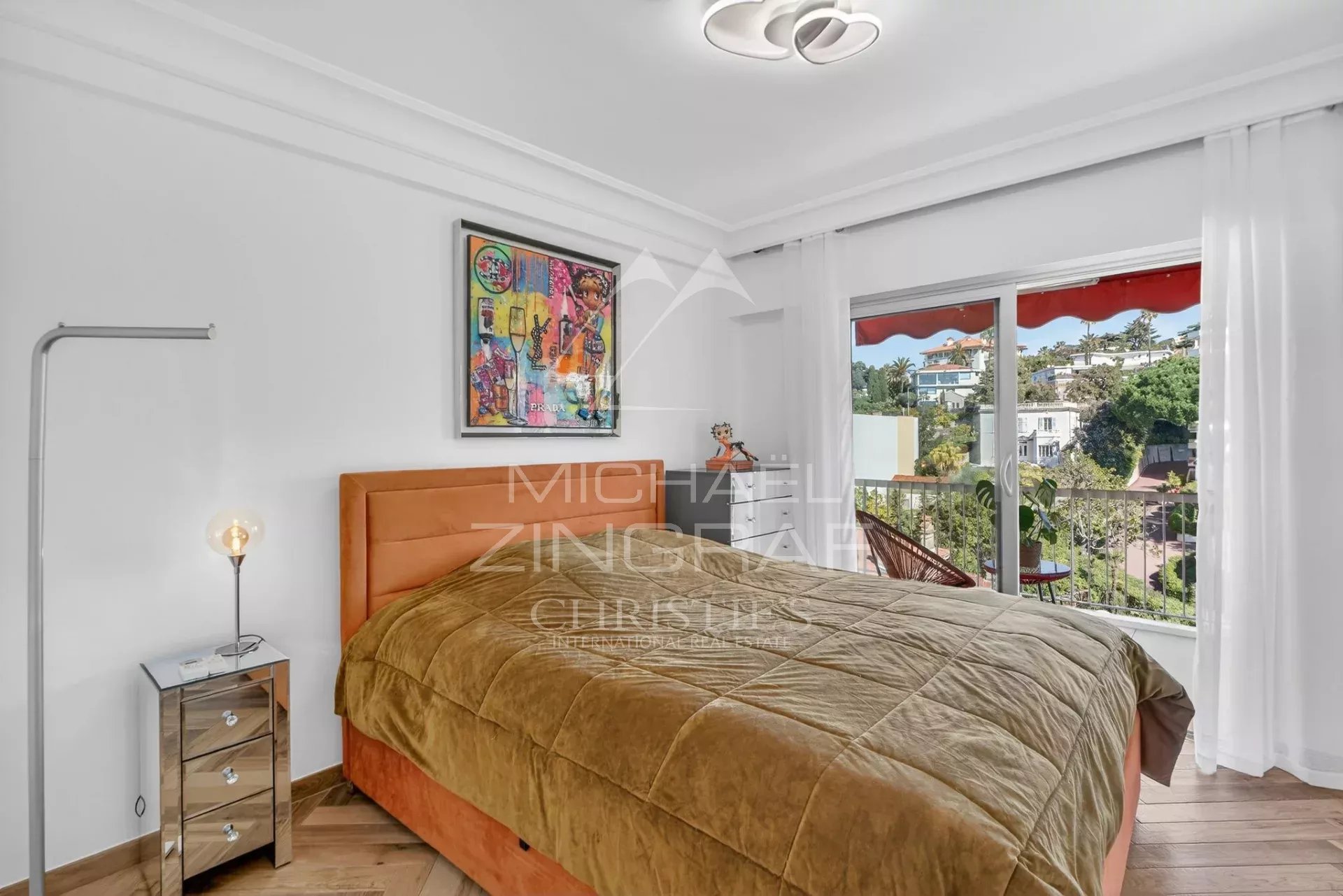 Cannes - Basse Californie - Superbe 3 pièces rénové avec vue mer panoramique