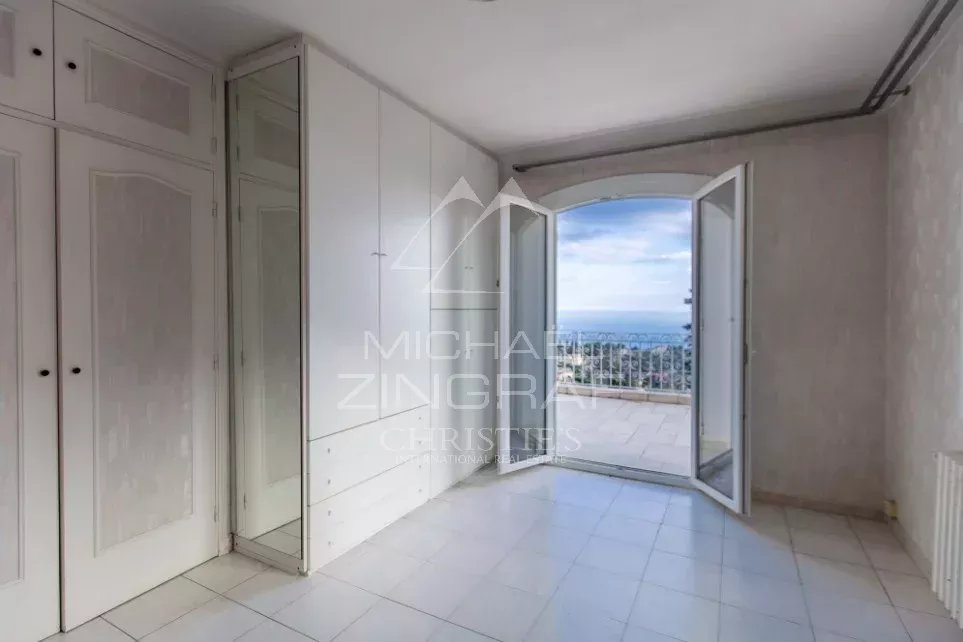 Villa à La Turbie à rénover – 240 m² avec appartement indépendant– Vue mer panoramique – Proche Monaco
