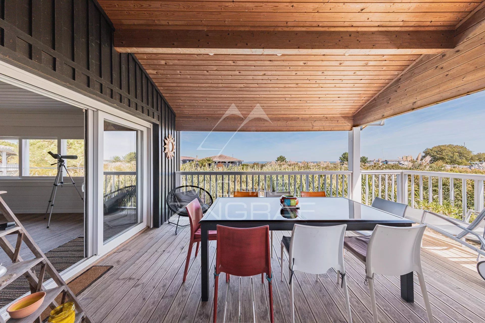 Belle maison proche La Hume avec vue mer