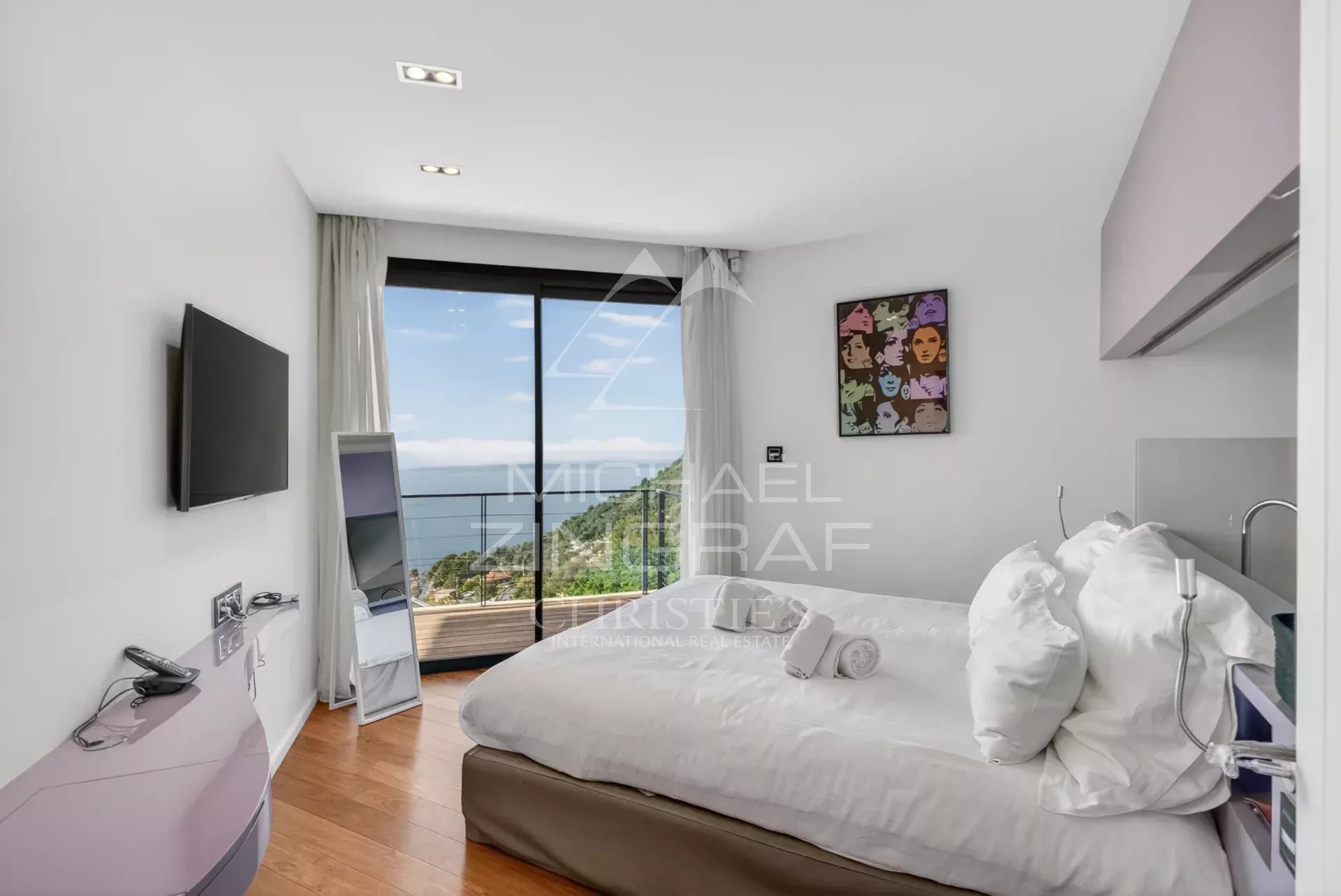Magnifique Villa Contemporaine à louer vue mer imprenable proche Monaco