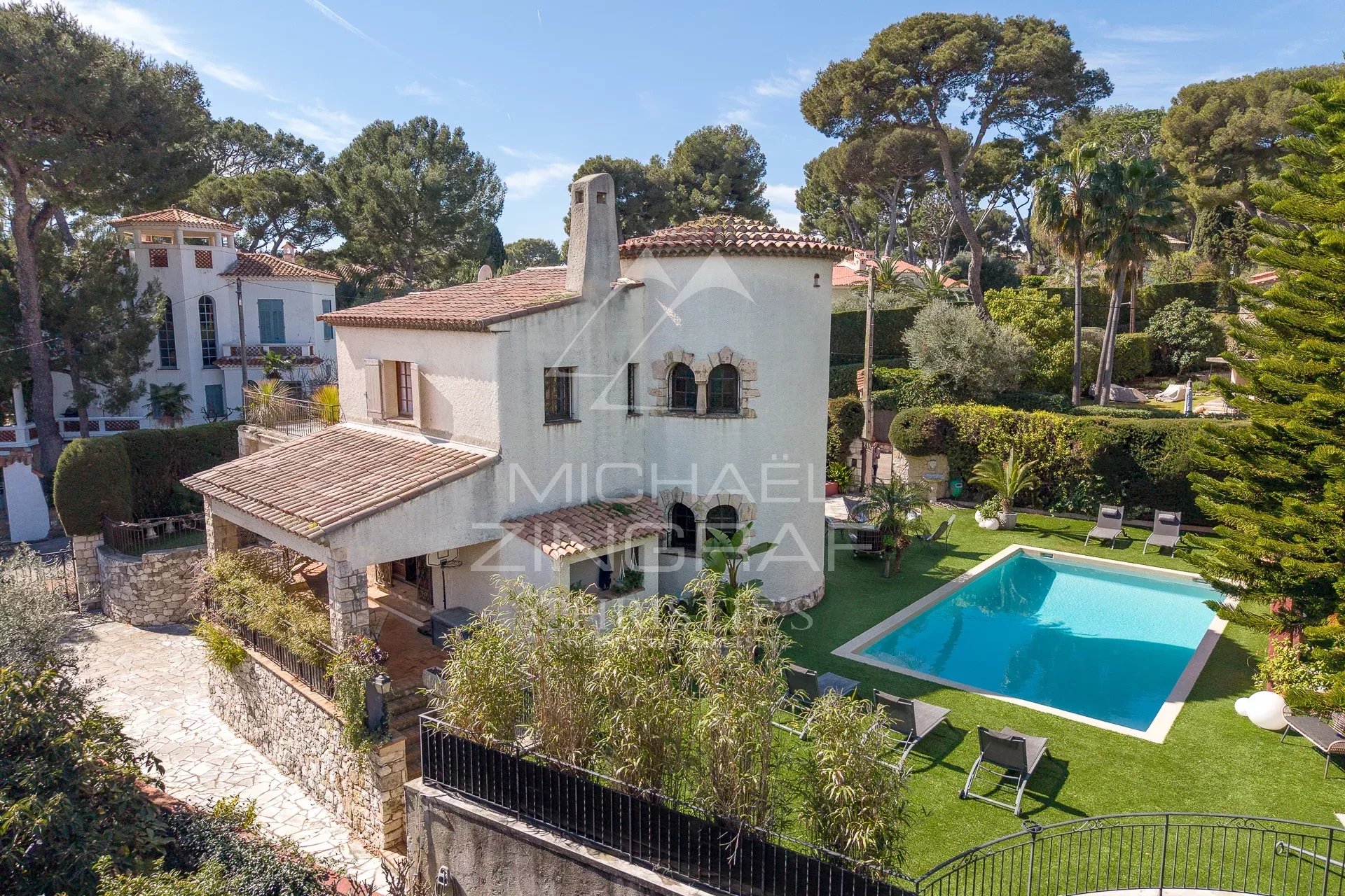 Cap d’Antibes – Villa mit Meerblick und ruhiger Lage