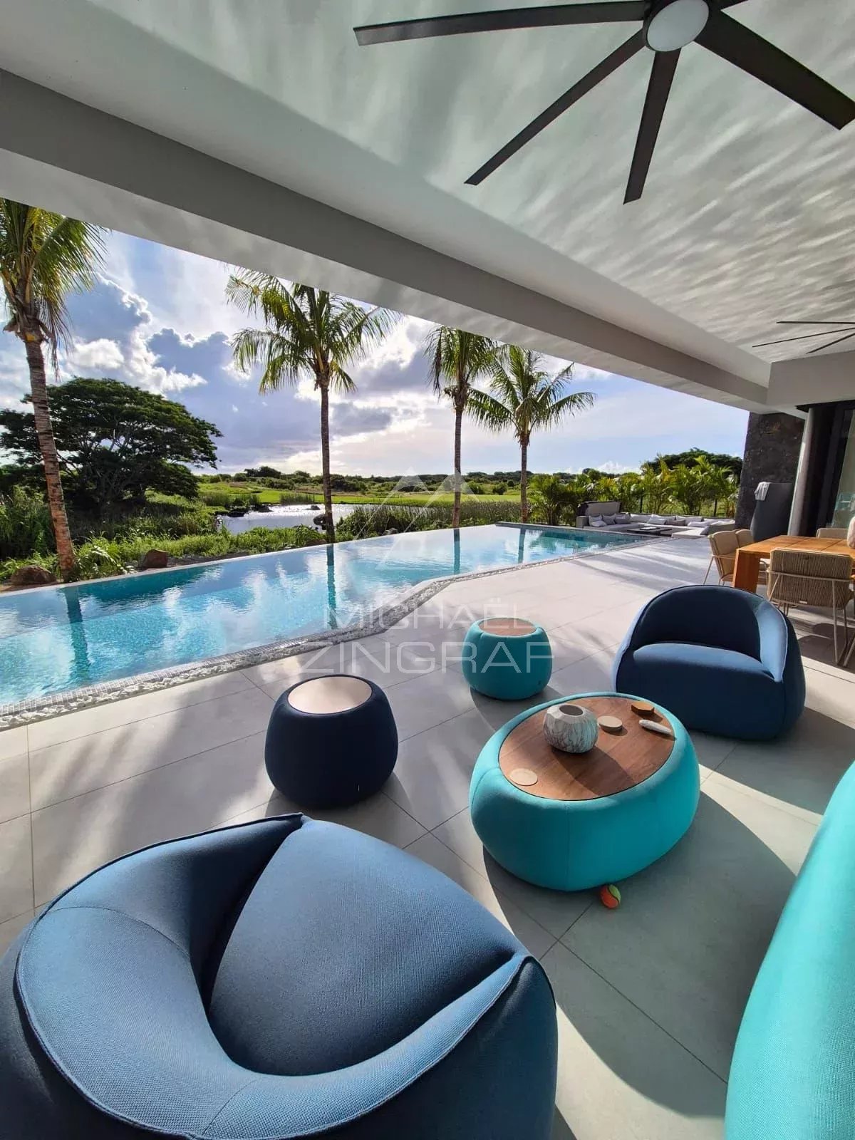 Contemporary Villa with Pool at Mon Choisy Golf