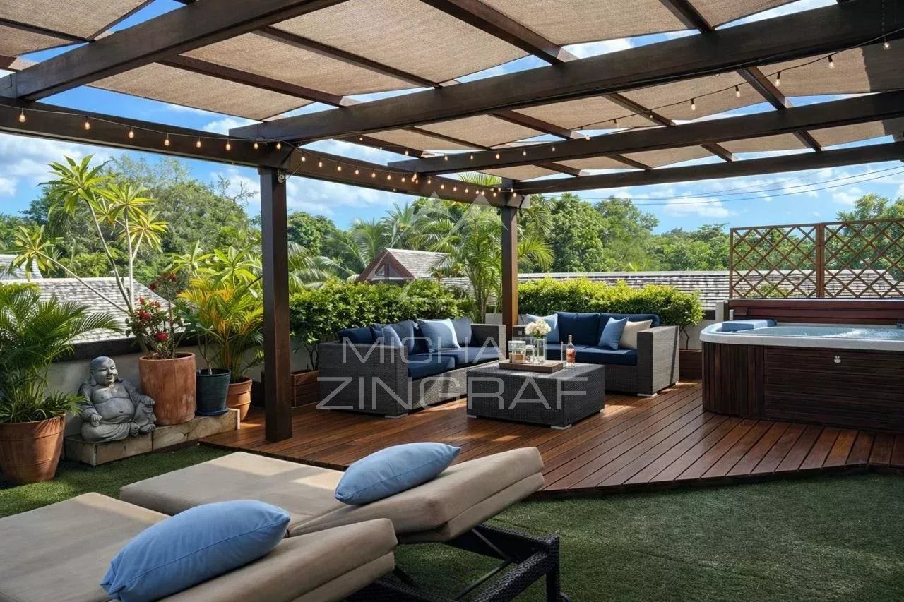 Penthouse d’exception de 4 chambres avec vue mer à Tamarin