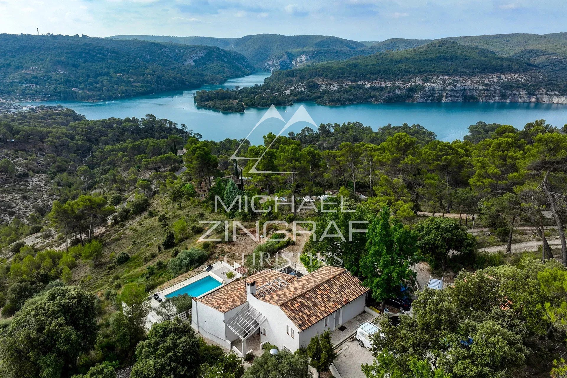 Vue panoramique exceptionnelle sur le lac d'Esparron – Au cœur des Gorges du Verdon