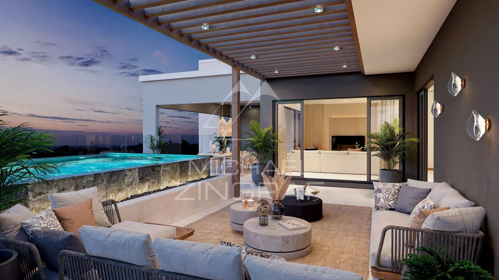 Penthouse de Luxe de 3 Chambres avec Rooftop privée – Belle Mare